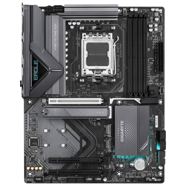 GIGABYTE X870 EAGLE WIFI7, AM5, X870, 4*DDR5,  4*SATA, 3*M.2, 4*USB 3.2, 4*USB 2.0, 2*Type-C, 3*PCIx16, HDMI, ATX