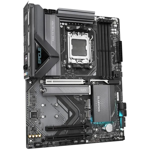 GIGABYTE X870 EAGLE WIFI7, AM5, X870, 4*DDR5, 4*SATA, 3*M.2, 4*USB 3.2, 4*USB 2.0, 2*Type-C, 3*PCIx16, HDMI, ATX