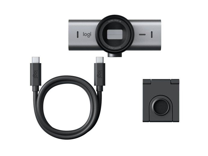 Logitech Webcam Brio MX 4К, 3840x2160, Pale Grey [960-001554]