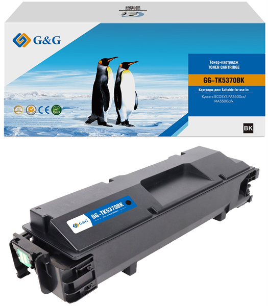 Тонер-картридж G&G GG-TK5370BK TK-5370K черный (7000стр.) для Kyocera ECOSYS PA3500cx/MA3500cifx
