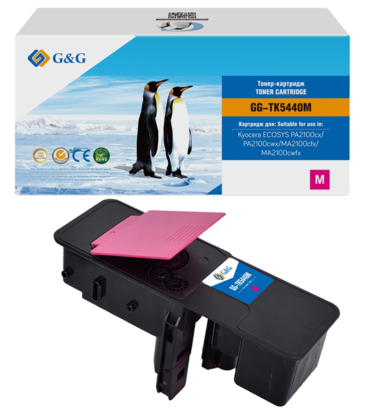 G&G toner-cartridge for Kyocera ECOSYS PA2100cx/PA2100cwx/MA2100cfx/MA2100cwfx 2400 pages GG-TK5440M  with chip гарантия 36 мес.