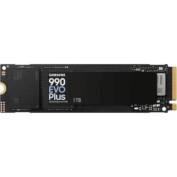 SSD M.2 (PCI-E NVMe 2.0 Gen 4.0 x4) 1Tb Samsung 990 EVO plus (R7250/W6300MB/s) 1year арт. MZ-V9S1T0BW