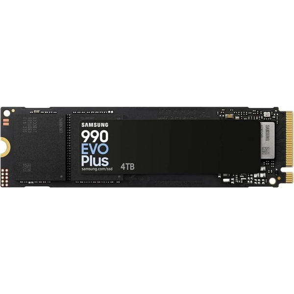 SSD M.2 (PCI-E NVMe 2.0 Gen 4.0 x4) 4Tb Samsung 990 EVO plus (R7250/W6300MB/s) 1year арт. MZ-V9S4T0BW