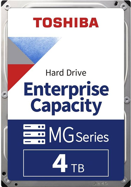 Жесткий диск Toshiba Enterprise HDD 3.5" SAS 4TB, 7200 rpm, 512MB buffer, MG10SDA400E, 1 year