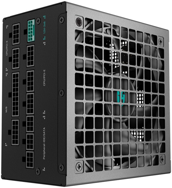 Deepcool GAMERSTORM PN1200M (ATX 3.1, 1200W, Full Cable Management, PWM 135mm fan, Active PFC, 80+ GOLD, Active PFC + Full Bridge SRC LLC + DC/DC, Gen5 PCIe) RET (R-PNC00M-FC0B-WGEU)