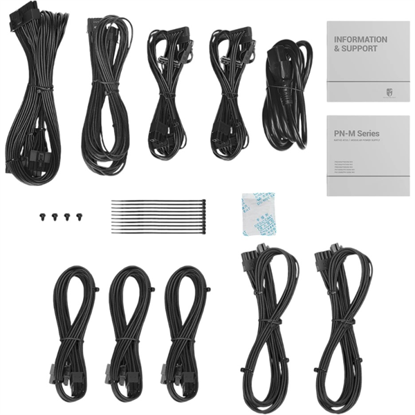 Deepcool GAMERSTORM PN750M (ATX 3.1, 750W, Full Cable Management, PWM 120mm fan, Active PFC, 80+ GOLD, Gen5 PCIe) RET (R-PN750M-FC0B-WGEU) арт. GS PN750M