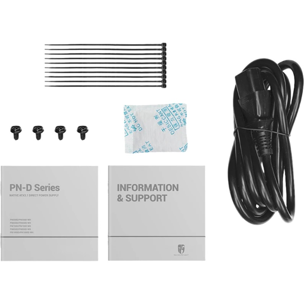 Deepcool GAMERSTORM PN750D (ATX 3.1, 750W, PWM 120mm fan, Active PFC, 80+ GOLD, Gen5 PCIe) RET (R-PN750D-FC0B-WGEU-V2) арт. GS PN750D
