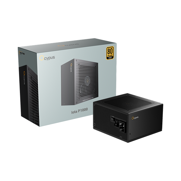 Ocypus Iota P1000, 1000W, APFC, 80+ Gold, ATX 3.1, Fully Modular, 120mm Fan (P1000-GF)