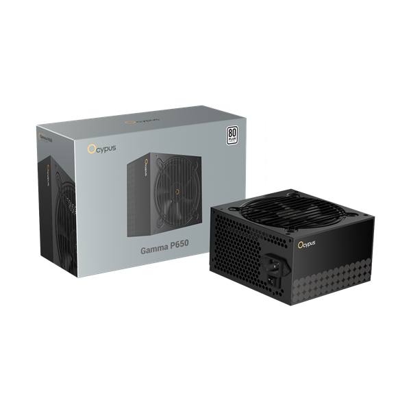Ocypus Gamma P650, 650W, APFC, 80+, 120mm Fan (P650-W)