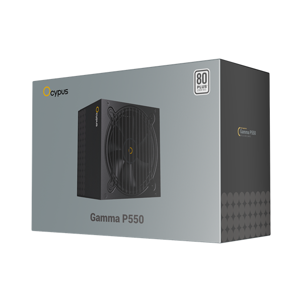 Ocypus Gamma P550, 550W, APFC, 80+, 120mm Fan (P550-W)