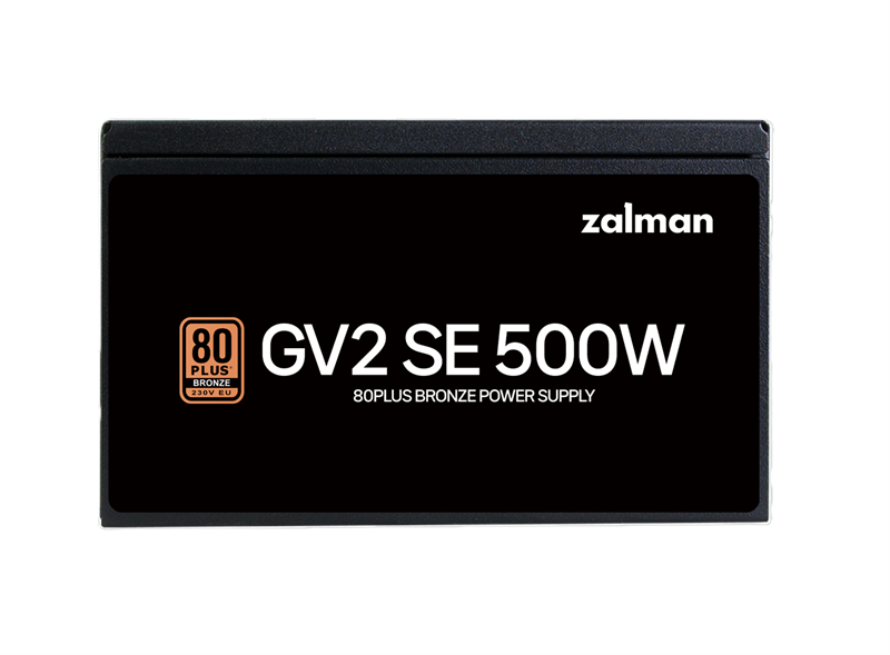 Zalman ZM500-GV2SE, 500W, ATX12V v2.52, APFC, 12cm Fan, 80+ Bronze, Retail