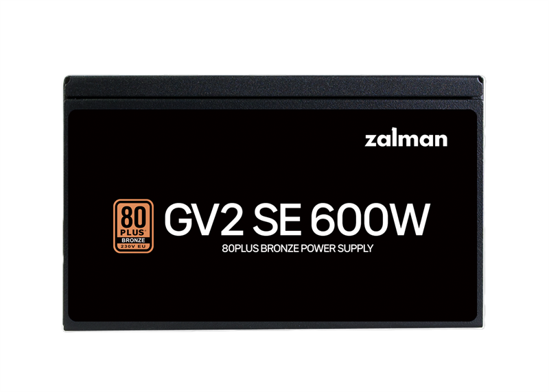 Zalman ZM600-GV2SE, 600W, ATX12V v2.52, APFC, 12cm Fan, 80+ Bronze, Retail