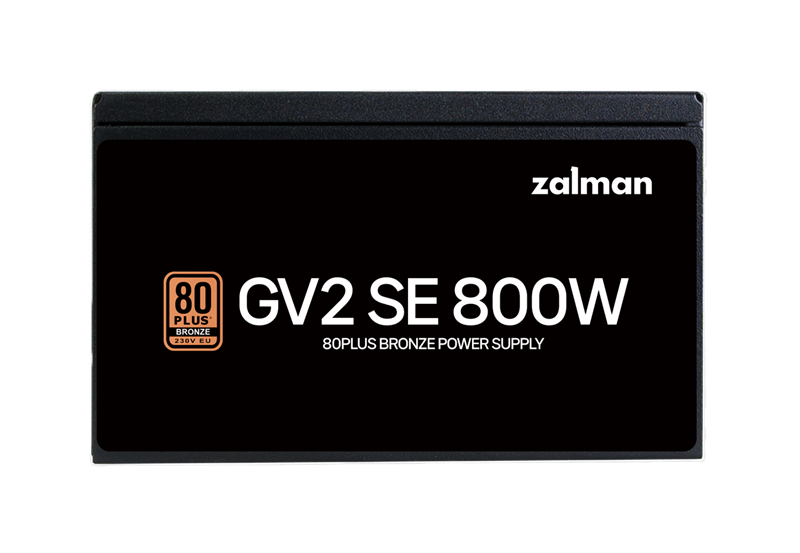 Zalman ZM800-GV2SE, 800W, ATX12V v2.52, APFC, 12cm Fan, 80+ Bronze, Retail