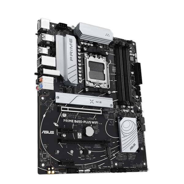 ASUS PRIME B650-PLUS WIFI, AM5, B650, 4*DDR5, 4*SATA, 2*M.2, 6*USB 3.2, 2*USB 2.0, 3*PCIx16, 2*PCIx1, DP+HDMI, ATX; 90MB1KP0-M0EAY0