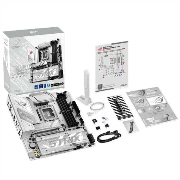 ASUS ROG STRIX B860-G GAMING WIFI, LGA1851, B860, 4*DDR5, 4*SATA, 4*M.2, 4*USB 3.2, 4*USB 2.0, Type-C, 2*PCIx16, DP+HDMI, ATX; 90MB1JF0-M0EAY0