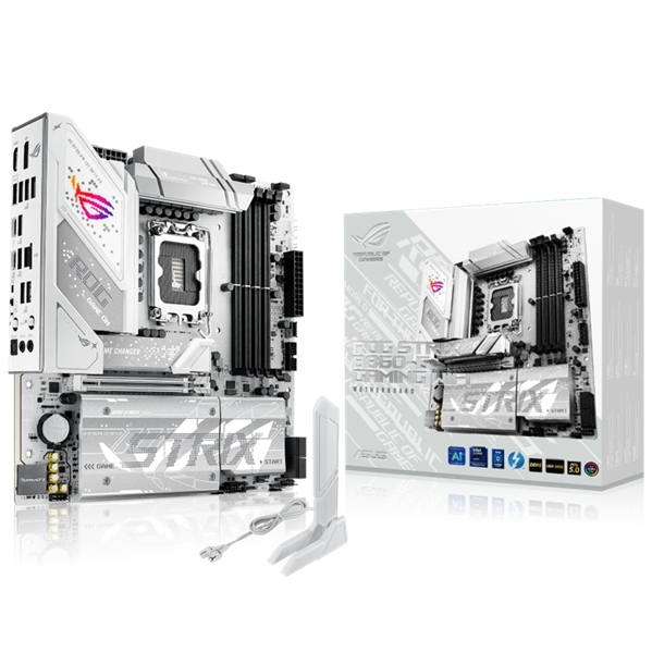 ASUS ROG STRIX B860-G GAMING WIFI, LGA1851, B860, 4*DDR5, 4*SATA, 4*M.2, 4*USB 3.2, 4*USB 2.0, Type-C, 2*PCIx16, DP+HDMI, ATX; 90MB1JF0-M0EAY0