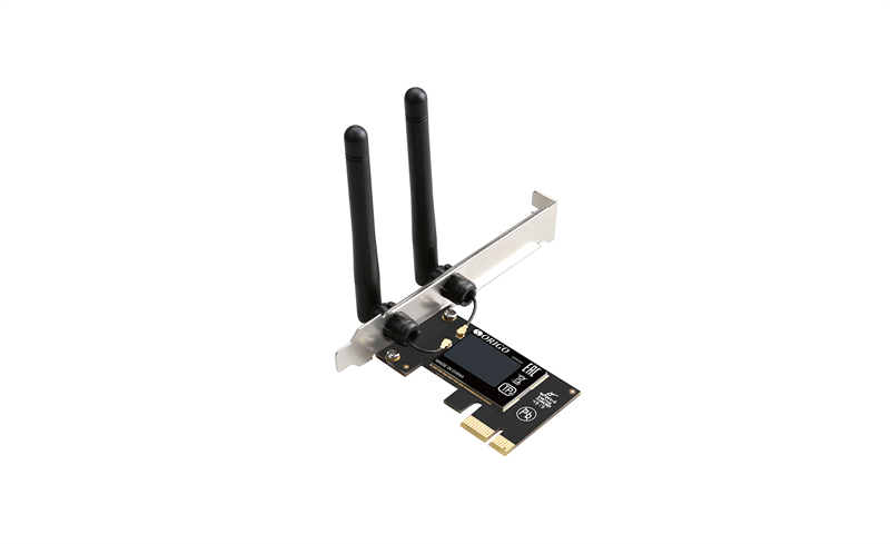 Wi-Fi адаптер ORIGO Беспроводной PCI Express адаптер N300, 2,4 ГГц, 2 внешние антенны арт. OWN300A/A1A
