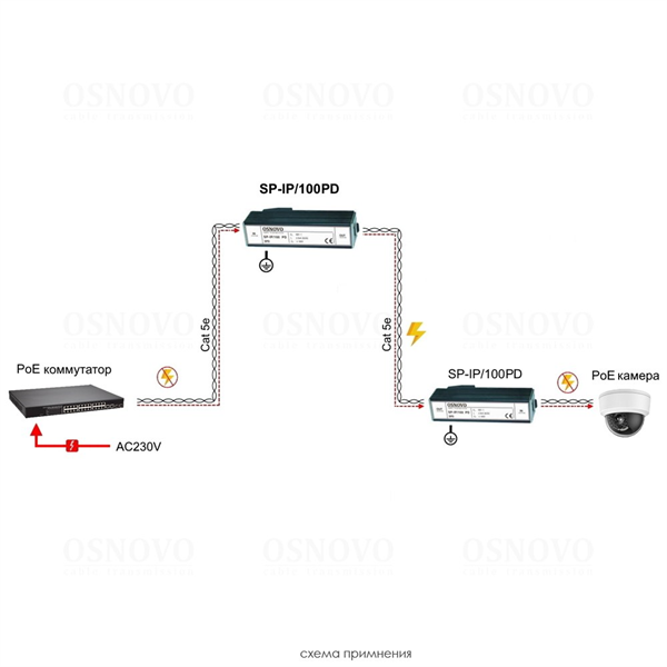 OSNOVO SP-IP/100PD