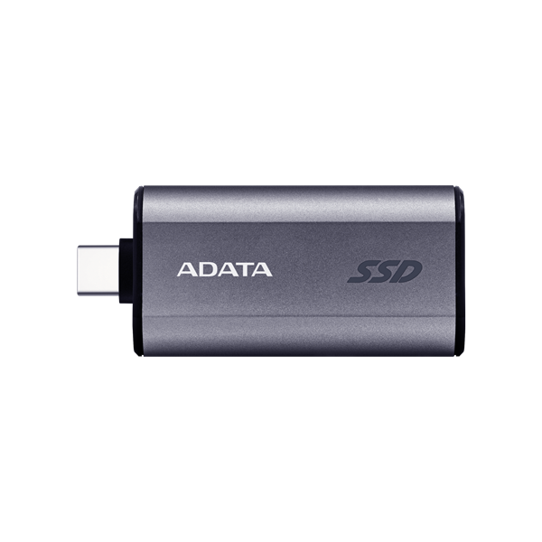 External SSD ADATA 500GB USB 3.2 Gen 2x2 Type-C R1050/W1000MB/s 3D NAND COLOR BOX gray арт. SC750-500G-CCBK