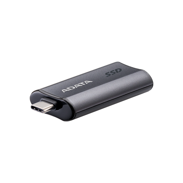 External SSD ADATA 500GB USB 3.2 Gen 2x2 Type-C R1050/W1000MB/s 3D NAND COLOR BOX gray арт. SC750-500G-CCBK