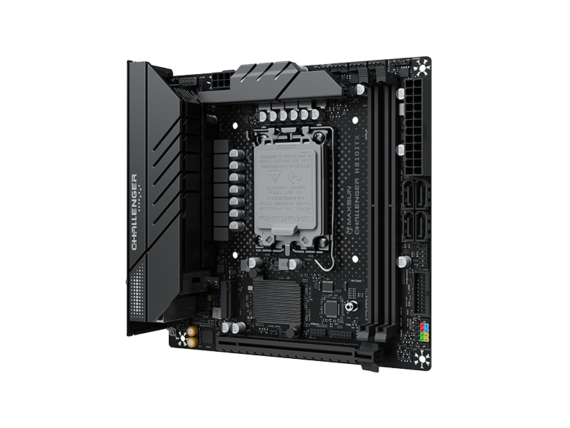 MAXSUN MS-Challenger H810ITX WIFI, H810, LGA1851, 2*DDR5, 2*SATA3, 2*M.2, USB 3.2, USB 2.0, 1*PCIEx16, HDMI+DP, ITX