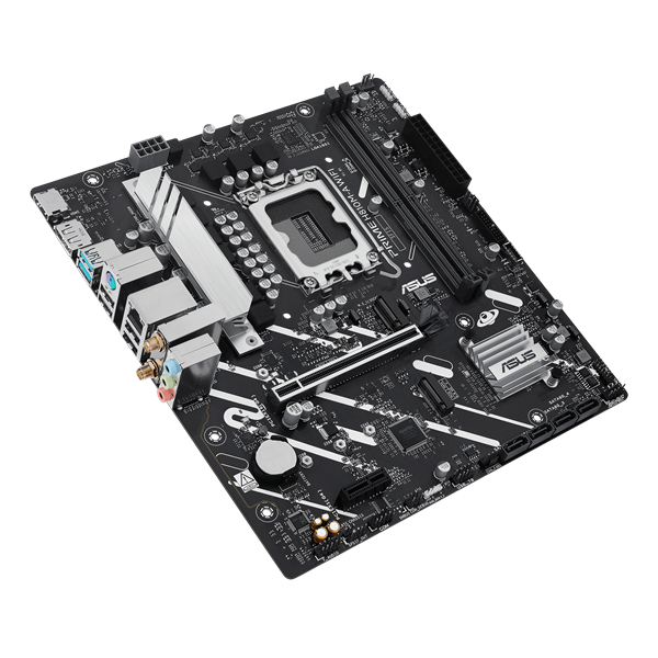 ASUS PRIME H810M-A WIFI, LGA1851, H810, 2*DDR5, 4*SATA, 2*M.2, 2*USB 3.2, 4*USB 2.0, 1*PCIx16, 1*PCIx1, HDMI+DP, mATX; 90MB1KJ0-M0EAY0