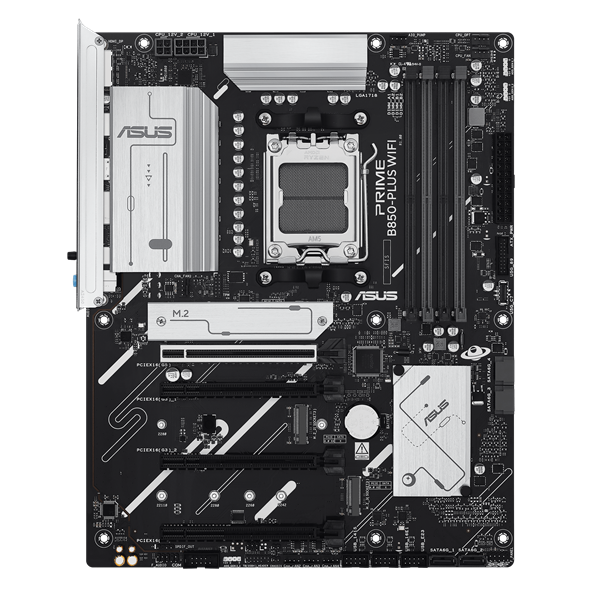 ASUS PRIME B850-PLUS WIFI, AM5, B850, 4*DDR5, 4*SATA, 3*M.2, 5*USB 3.2, 2*USB 2.0, Type-C, 5*PCIx16, DP+HDMI, ATX; 90MB1L80-M0EAY0