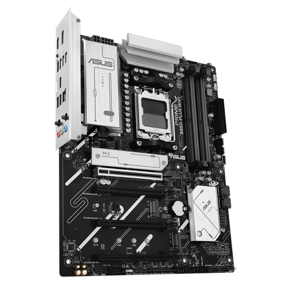 ASUS PRIME B850-PLUS WIFI, AM5, B850, 4*DDR5, 4*SATA, 3*M.2, 5*USB 3.2, 2*USB 2.0, Type-C, 5*PCIx16, DP+HDMI, ATX; 90MB1L80-M0EAY0