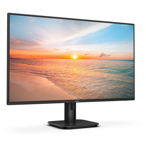 27" Philips 27E1N1200A 1920x1080, WLED, 16:9, IPS, 300cd, 1500:1, 4ms, 178/178, VGA, HDMI, DP, 120Hz, Speakers, Tilt, Internal, VESA, Black, 3y арт. 27E1N1200A/01