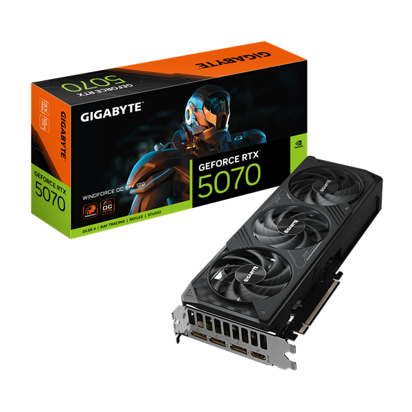 Видеокарта GIGABYTE RTX5070 WINDFORCE OC SFF 12G арт. GV-N5070WF3OC-12GD