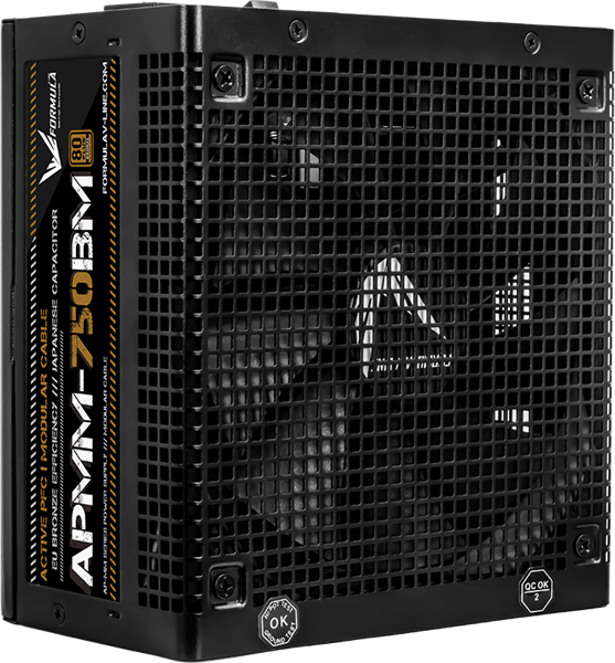 Formula V Line APMM-750BM, 750W, ATX3.1/PCIe5.1, APFC, 80+ Bronze, 12cm Fan, Full Modular