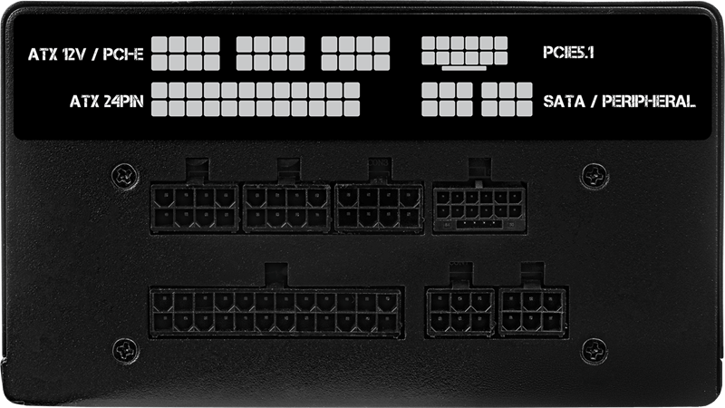 Formula V Line APMM-750BM, 750W, ATX3.1/PCIe5.1, APFC, 80+ Bronze, 12cm Fan, Full Modular