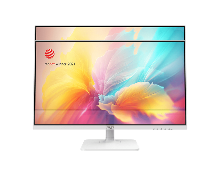 MSI Modern MD272QXPW 27" 16:9 WQHD(2560x1440) IPS Flat,1ms(MPRT),HDR 400,1000:1,100M:1,400nit,HDMI,DP,2xUSB Type-A,USB Type-B,USB Type-C,Speaker,Tilt,Swivel,Height,Pivot,100Hz,White(white cable),1y арт. 9S6-3PB19H-299