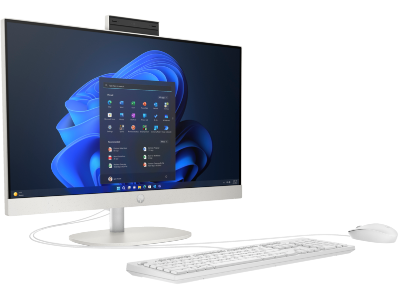 HP ProOne 240 G10 All-in-One NT IPS 23,8"(1920x1080)Core i7-1355U,8GB,512GB,eng/rus usb kbd,mouse,WiFi,BT,5MP,White,DOS,1Wty HP Inc. арт. 998J5ET