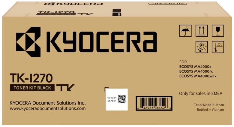 Kyocera Тонер-картридж TK-1270 для MA4000x/MA4000fx/MA4000wifx черный (10 000 стр.) арт. 1T0C140NL0