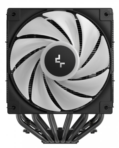 DEEPCOOL AG620 BK ARGB V2 LGA20XX/1700/1200/115X/AM5/AM4 (9шт/кор, TDP 260W, PWM, ARGB DUAL Fan 120mm, 6 тепл. трубок, черный) RET (R-AG620-BKAMMN-GJD)
