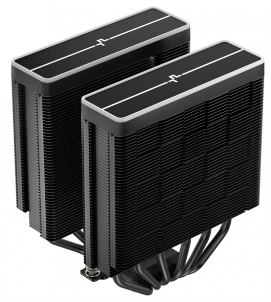 DEEPCOOL AG620 BK ARGB V2 LGA20XX/1700/1200/115X/AM5/AM4 (9шт/кор, TDP 260W, PWM, ARGB DUAL Fan 120mm, 6 тепл. трубок, черный) RET (R-AG620-BKAMMN-GJD)