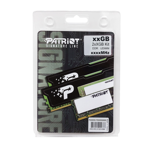 Patriot SL DDR4 DIMM 32GB 3200MHz CL22 KIT 2*16GB 22-22-22-52 1.2V