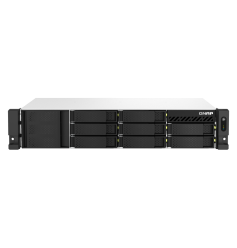 QNAP SMB 2U/8bay QC 2,2GhzCPU/4Gb(upto64Gb)/upto 20HDD with TL-R1200S-RP/SATA(3,5'' 2,5")/ 4xUSB3.2/2xExp.slot/2x2,5Gb/iSCSI/2xPS/no rail(RAIL-B02)/3YW TS-873AeU-RP (существенное повреждение коробки) арт. TS-873AeU-RP-4G-NC2-001