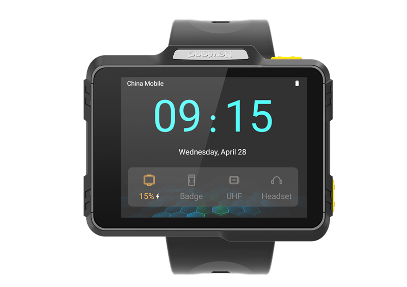 Newland WD1 Wearable Watch Device with 2.8" Touch Screen, 3GB/32GB, BT, WiFi, 4G, GPS and Camera. Incl. wrist band, USB-C cable and MultiPower adapter. OS: Android 13.0 GMS арт. NLS-WD1-W4-V2