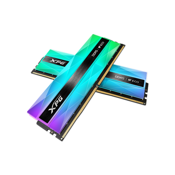 ADATA LANCER NEON RGB DDR5 DIMM 32GB 6000MHz 2*16GB 30-40-40 1.4V SILVER GRAY
