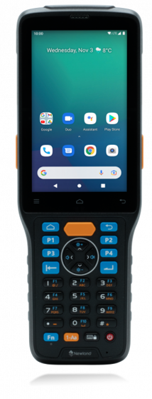 Newland N7 Pro II WWAN, A13 GMS (AER), 4GB/64GB, 4” Gorilla Glass Touch Scr, 29К, 2D Duo Near & FR Mega Pixel im w/Laser Aimer, BT, GPS, NFC, 4G & WiFi, Cam, Incl. USB cab, bat and multiplug adapter арт. N7-Pro-W4-E2