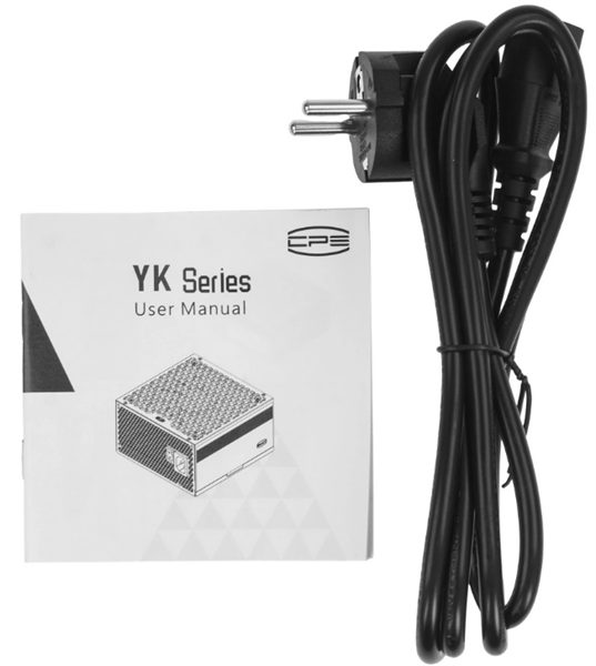 PCCooler YK1000, 1000W, ATX3.1/PCIe5.1, APFC, 80+ Bronze, 13.5cm Fan, Non-Modular (P5-YK1000-B1H)