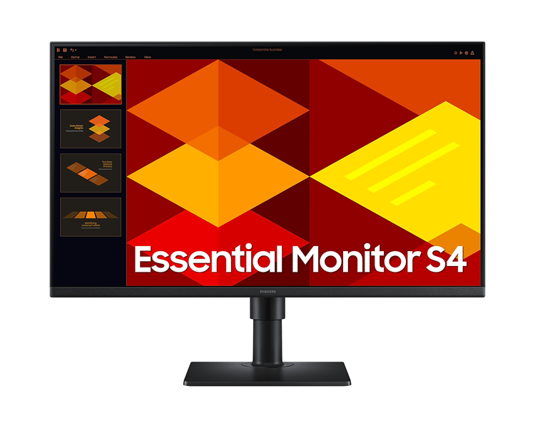 Samsung 27" Essential S4 S40GD S27D400GAI IPS LED 16:9 1920x1080x100Hz 5ms 250cd 1000:1 178/178 2*HDMI DP USB2.0 x2 HAS Tilt Pivot Swivel VESA Black (незначительное повреждение коробки)