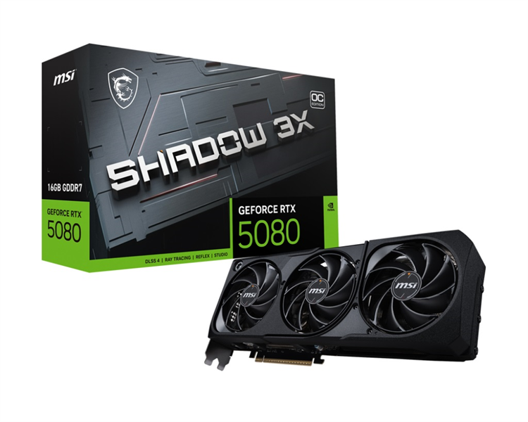 Видеокарта MSI RTX 5080 16G SHADOW 3X OC