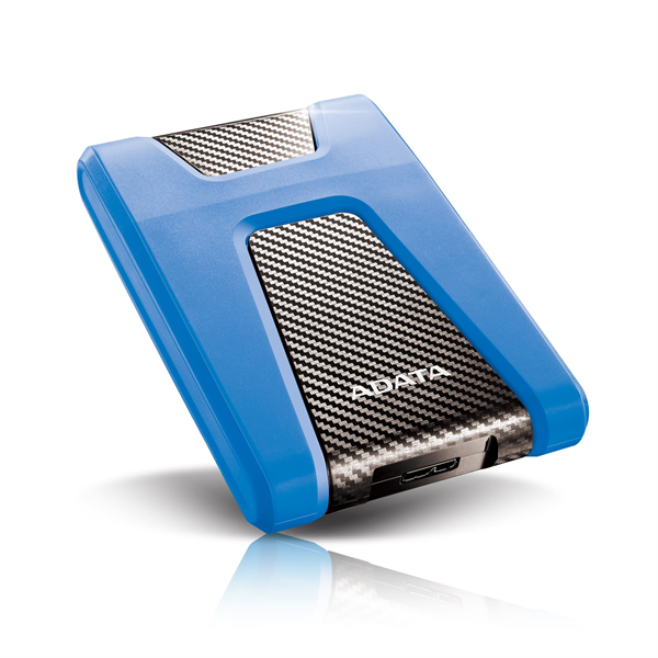 External HDD ADATA 1TB USB 3.2 Gen 1 (USB 5Gbps) COLOR BOX blue арт. AHD650-1TU31-CBL