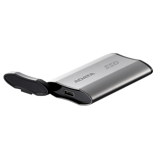 External SSD ADATA 500GB USB 3.2 Gen 2x2 Type-C R2000/W2000MB/s 3D NAND COLOR BOX silver арт. SD810-500G-CSG