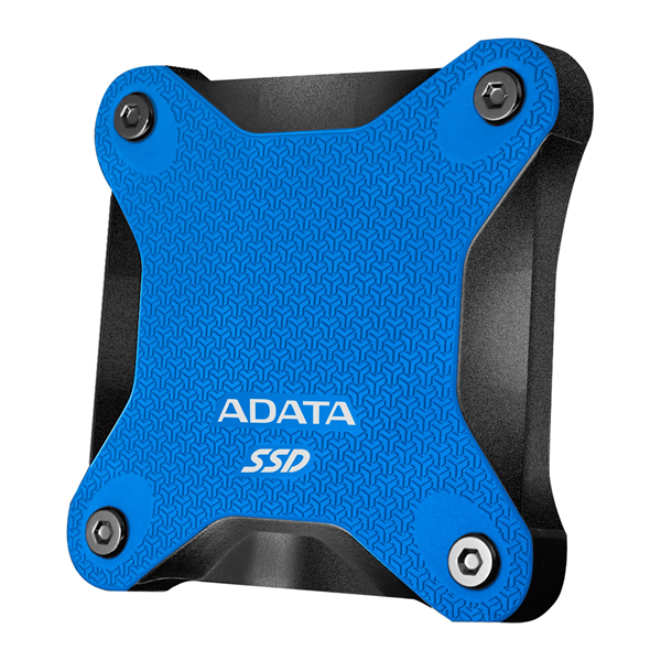 External SSD ADATA 512GB USB 3.2 Gen 2 (USB 10Gbps) R550/W480MB/s 3D NAND COLOR BOX blue арт. SD620-512GCBL