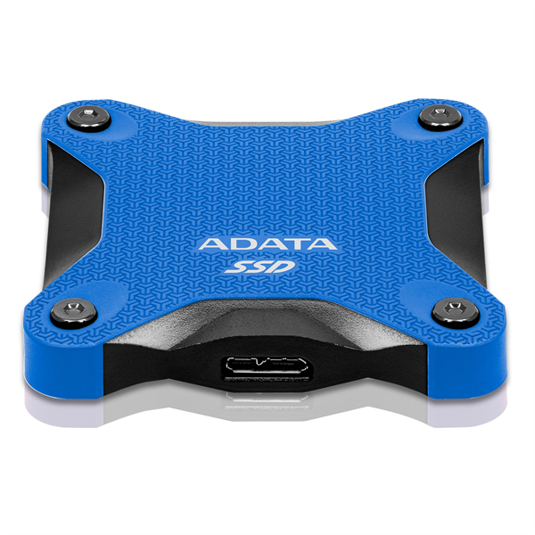 External SSD ADATA 512GB USB 3.2 Gen 2 (USB 10Gbps) R550/W480MB/s 3D NAND COLOR BOX blue арт. SD620-512GCBL