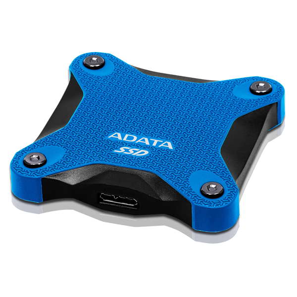 External SSD ADATA 1TB USB 3.2 Gen 2 (USB 10Gbps) R550/W480MB/s 3D NAND COLOR BOX blue арт. SD620-1TCBL